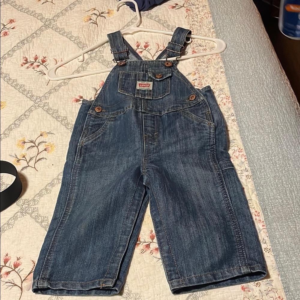 Levi's Blue Denim Overalls with Adjustable Straps
